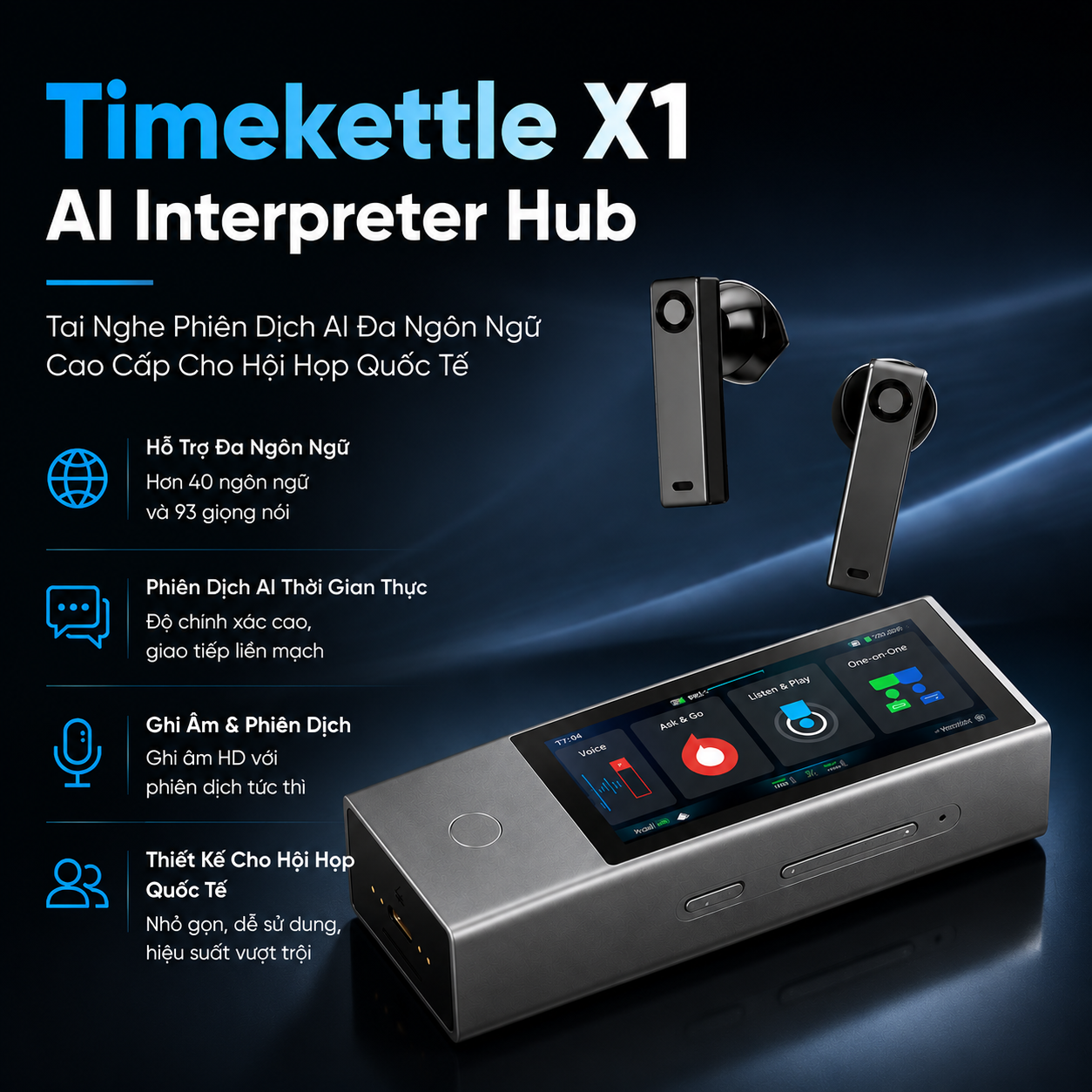 Timekettle X1 AI Interpreter Hub 2026