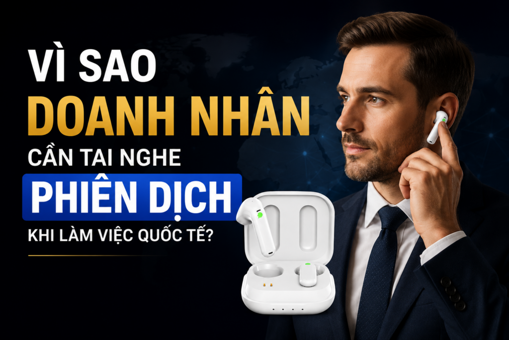 Tai Nghe Phiên Dịch – Trợ Thủ Đắc Lực Cho Doanh Nhân Làm Việc Quốc Tế
