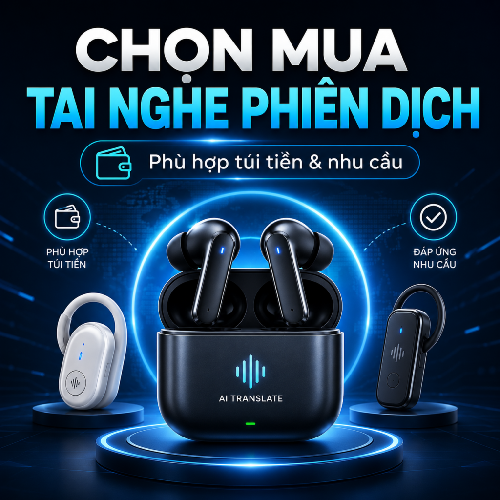 Hướng Dẫn Chọn Mua Tai Nghe Phiên Dịch Phù Hợp Với Túi Tiền Và Nhu Cầu