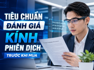 Tiêu chuẩn đánh giá kính phiên dịch trước khi mua
