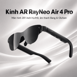 Kính AR RayNeo Air 4 Pro – Màn hình 201 inch HDR10, âm thanh Bang & Olufsen